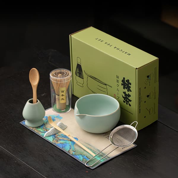 RuYao Matcha Tea Set / RuYao matchaset med 8 delar / matcha-set