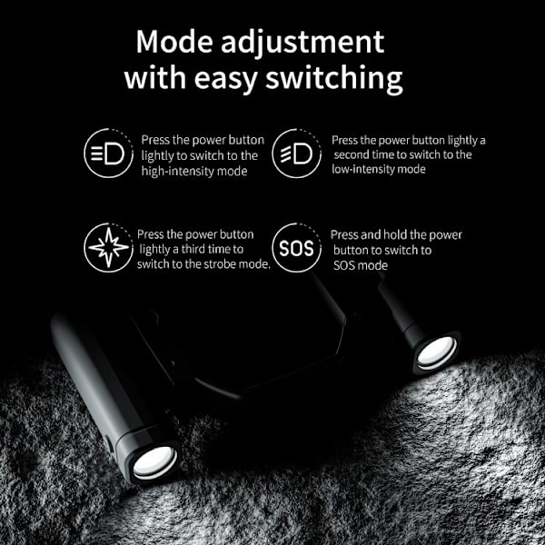 LED-navigationslys til DJI Mini 4 Pro med 360° justerbart lys
