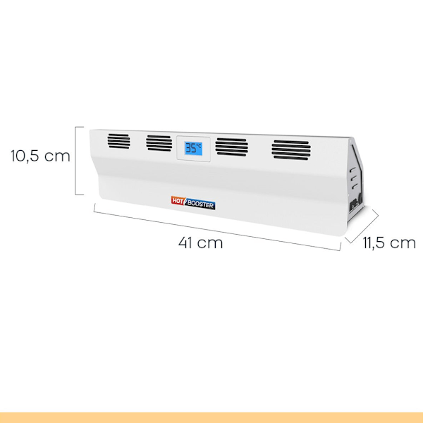 BooST varmepumpe/radiatorventilator - energieffektiv varmespred