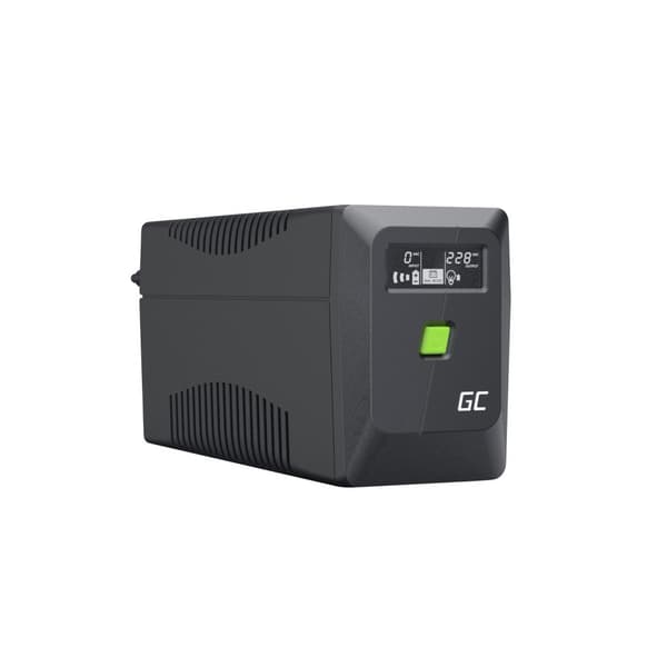 Greencell 650VA 360W UPS med LCD-display / uafbrydelig strømfor