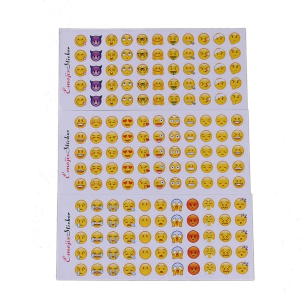 Emoji Klistermærker - 660 stk. stickers
