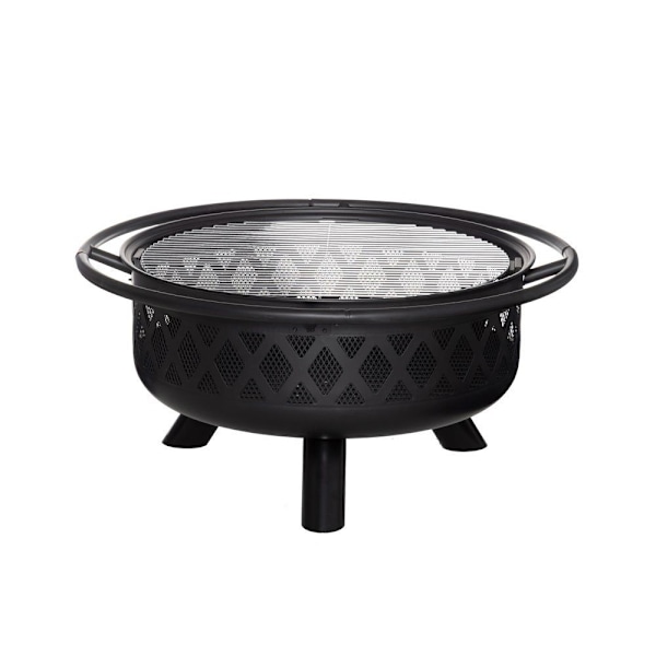 Mustang Livingston-pejs Ø91 cm med grillrist og gnistfanger