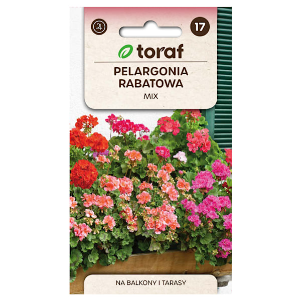 Zonal Pelargonium Mix Seed - Farverig og lang blomstring til kr