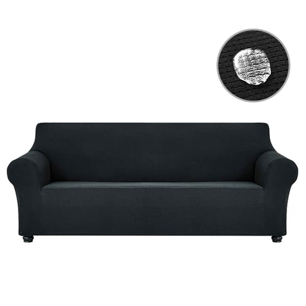 Elastiskt sofföverdrag 140-180cm - Svart