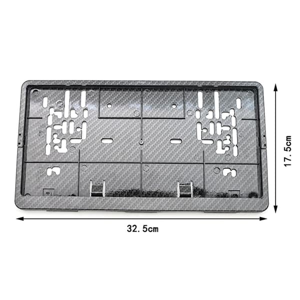 Nummerpladeholder til bil - 17,5 x 32,5 cm