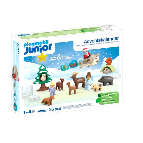 Adventskalender Playmobil Junior - Snowy Christmas med 24 charm