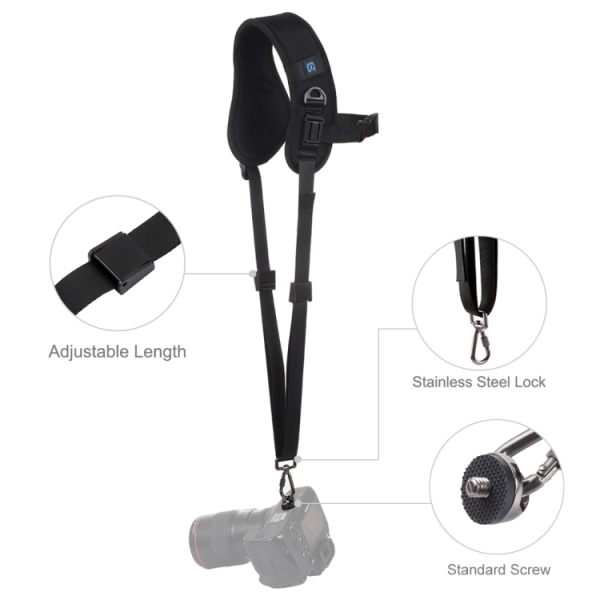 PULUZ Kamerarem quickfæste for SLR/DSLR- kameraer