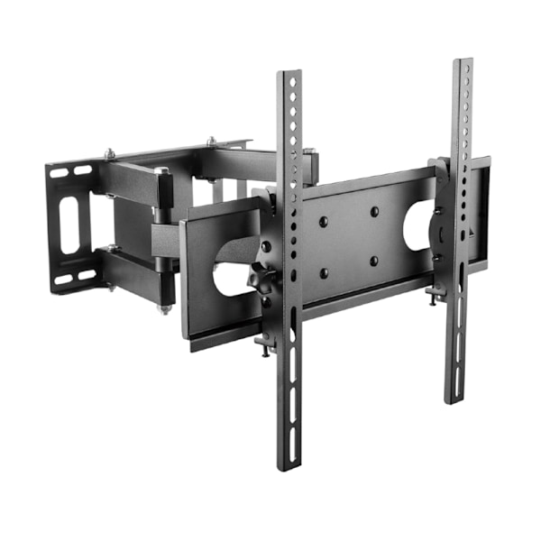 Full-motion väggfäste för 32–55" TV med dubbelarm Svart