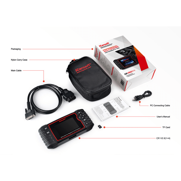 iCarsoft CR V2.0 Autodiagnostiikka