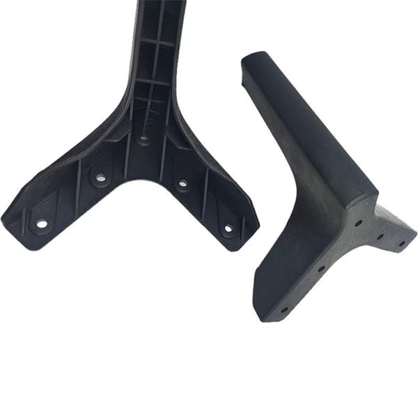 Möbelben i plast 12cm 10-pack - Svart / möbelfötter plast / stö