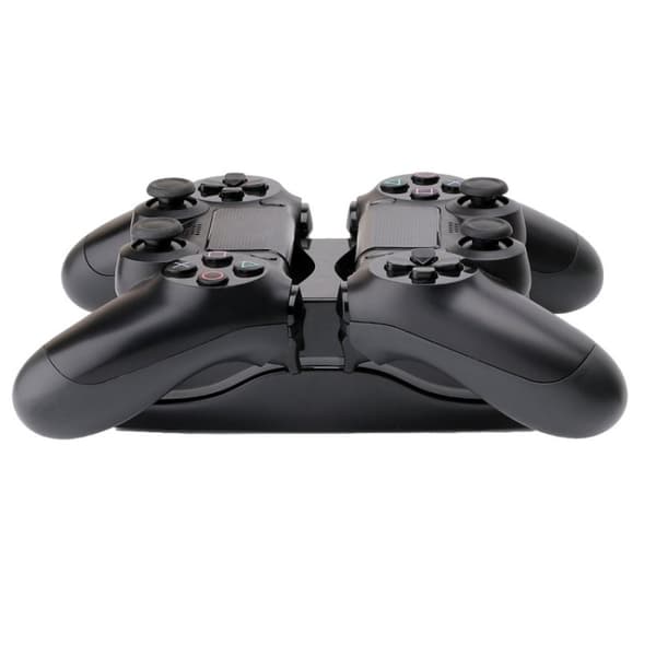 LED Dual -latausasema PS4-ohjaimille / PS4-lataustelakka / PS4-