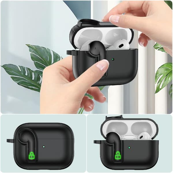 Kotelo AirPods Pro 2:lle - Musta