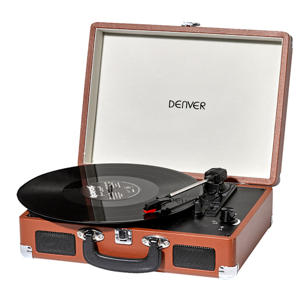 Denver VPL-120BR Skivspelare med USB och PC-inspelning