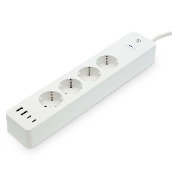 Nedis Smartlife -virtapiuha, jossa on 2x USB-C- ja 2x USB-A-por