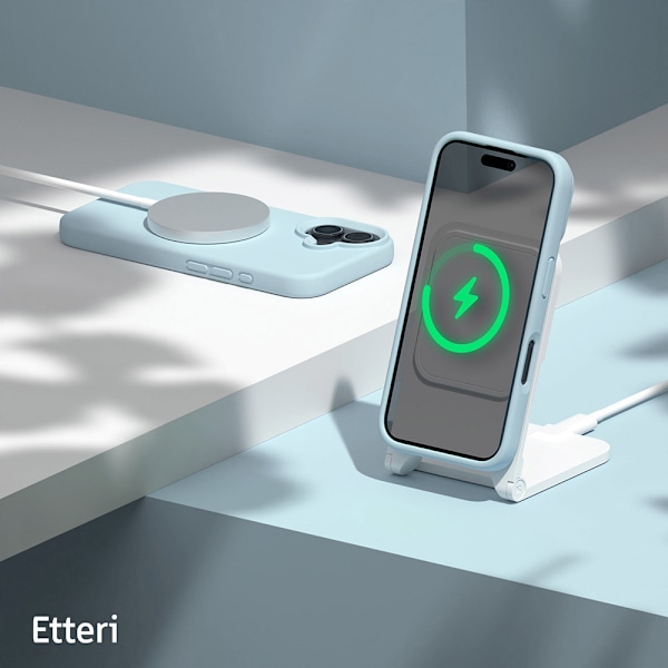 Etteri Silikonikuori iPhone 16 - Vaaleansininen