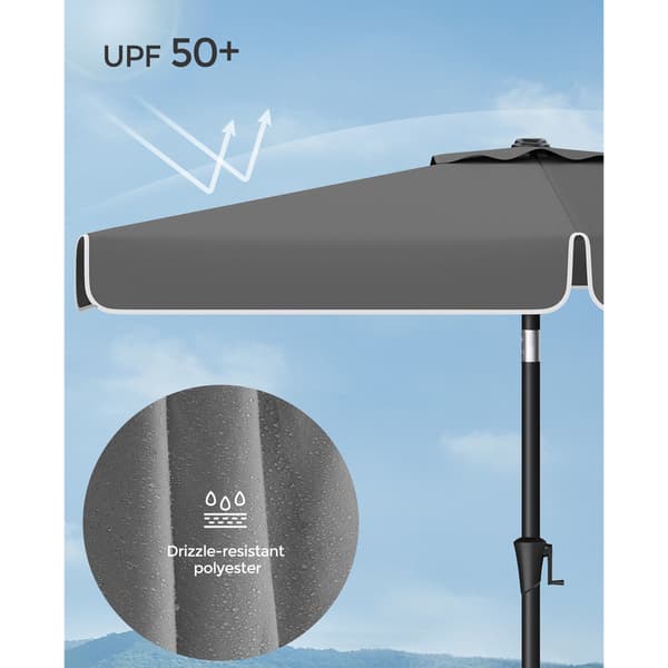 Parasol 2 x 1,5 m / rektangulær altanparasol / terrasseparasol