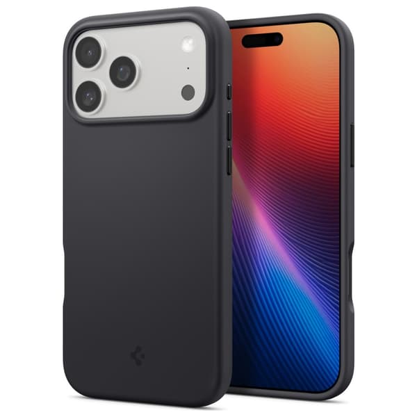 Spigen Silicon Fit Mag Fit Backshell til iPhone 17 Pro Max - Sv