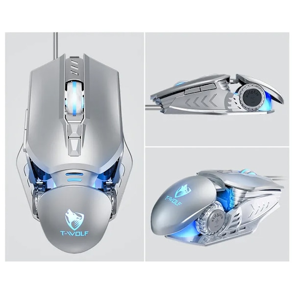 Extralink G530 gamingmus med 7 knappar och justerbar DPI - Svart