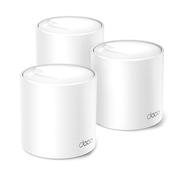 TP-Link Deco X50 Home Mesh System 3-pack med Wi-Fi 6 Vit
