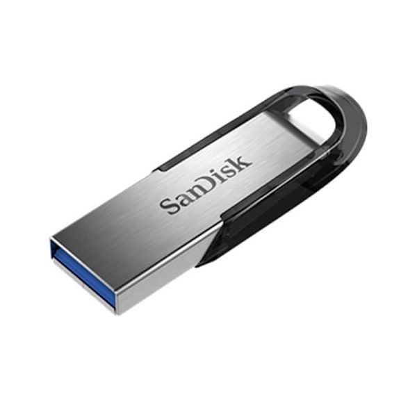 SanDisk USB-hukommelse 3.0 Ultra Flair 128GB 150MB/s Sort, Sølv