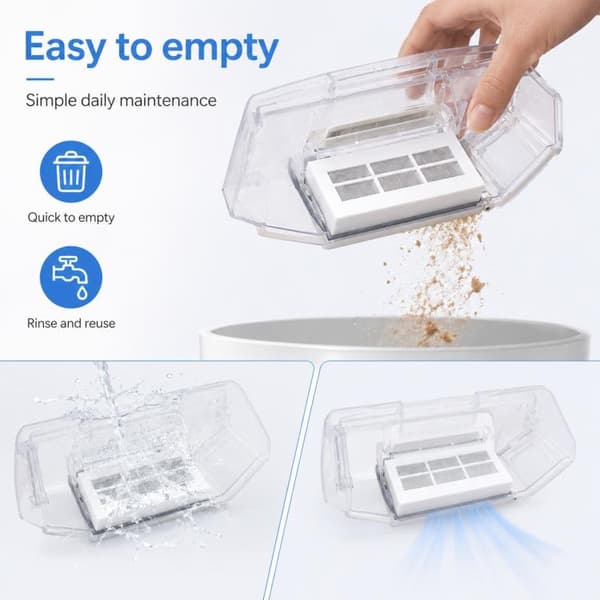 Pölysäiliö Ecovacs Deebot T30:lle / T30 Pro:lle / T30 Max:lle /