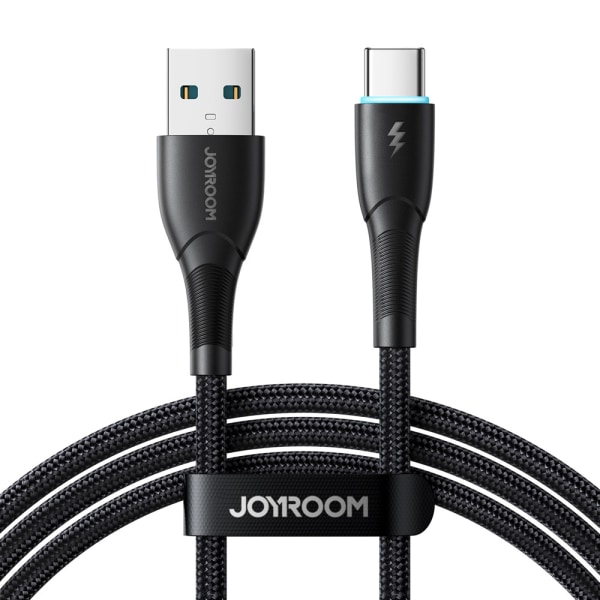 Joyroom Starry Series USB-kaapeli 3A USB - USB-C 1m - musta