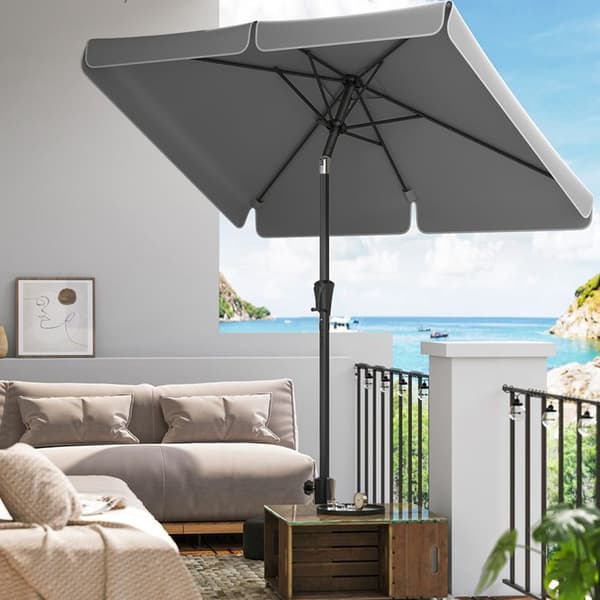 Parasol 2 x 1,5 m / rektangulær altanparasol / terrasseparasol