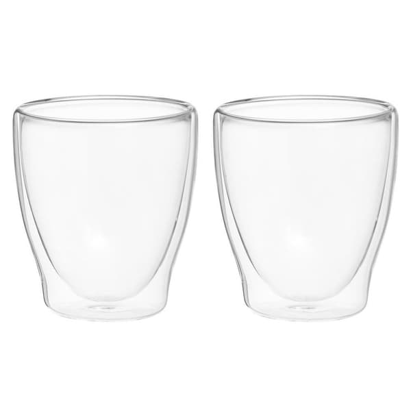 Dubbelväggade kaffeglas i borosilikatglas, 30 cl, 2-pack
