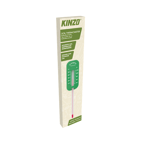 Kinzo jordtermometer / havetermometer / til jordtemperatur og d
