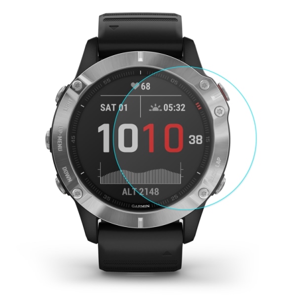 Skyddsglas till Garmin Fenix 6X / 6X Pro Solar