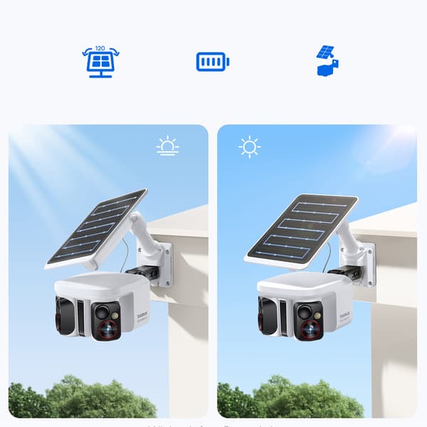 Overvågningskamera Baseus Security X1 Pro Dual 3K / udendørskam