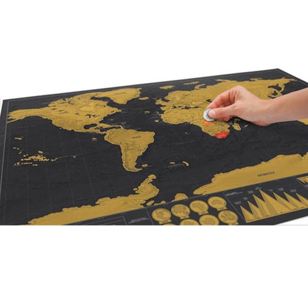 Scratch map verdenskort