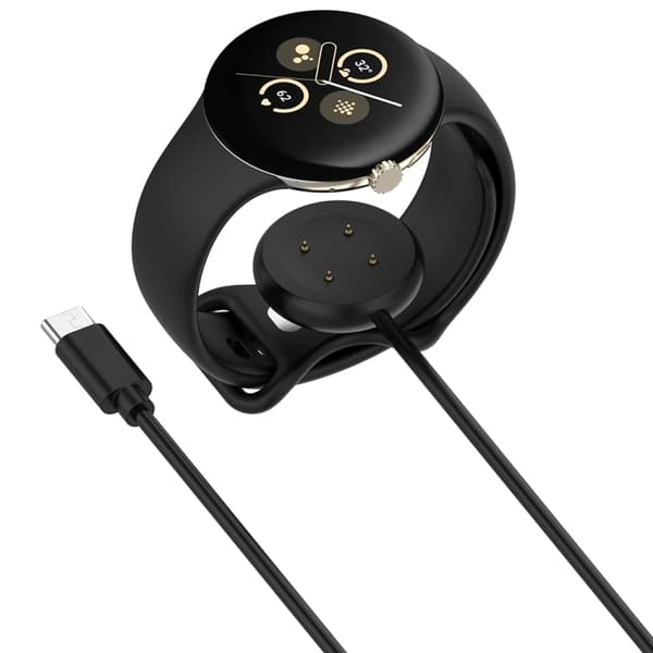 Opladningskabel med USB-C og magnetisk forbindelse til FitBit A