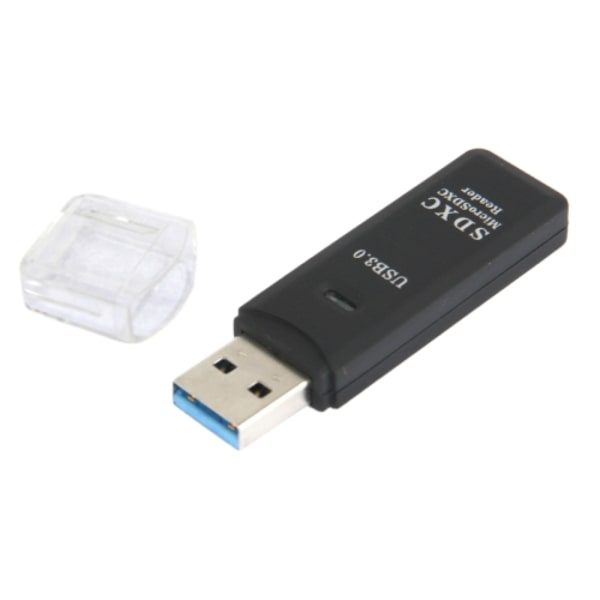 USB 3.0 kortläsare för Micro-SD och SD(HC) med hög dataöverföri