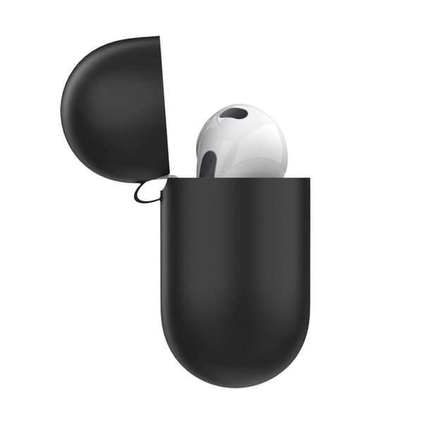 KeyBudz Elevate Series-cover med nøglering til Airpods 3 - Sort