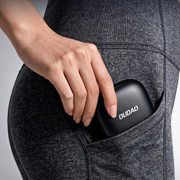 Dudao Bluetooth 5.3 headset med ørekroge - Svart