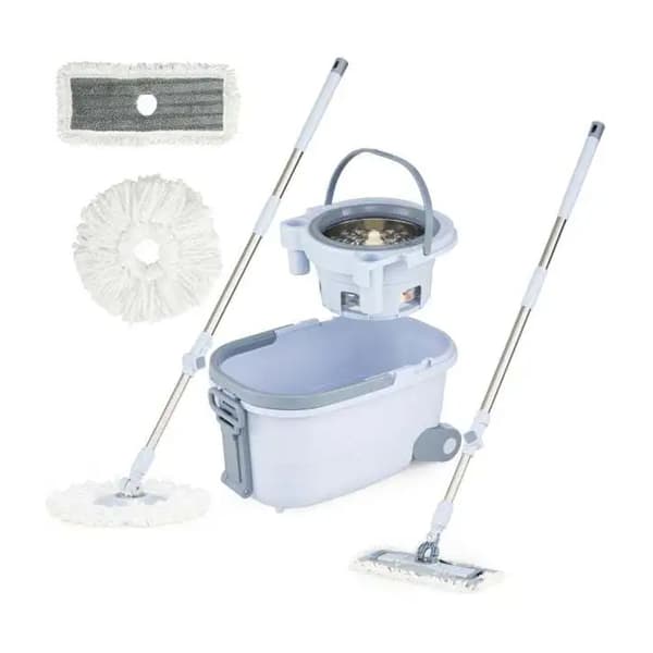 Mopp med hink / moppset med hink / golvmopp – blå