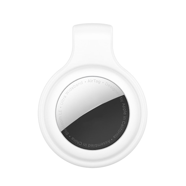 Silikonskydd tll Apple Airtag - Vit