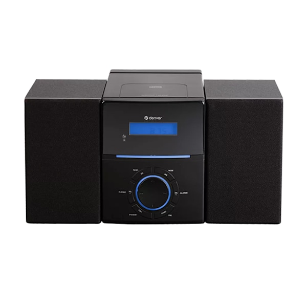 Denver MCA-240 mikrostereo med cd-afspiller og FM-radio Sort