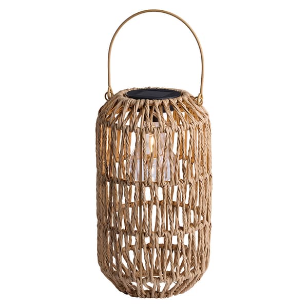 LED solcellslykta Ø17,5 cm / utomhuslykta / lanterna / trädgård