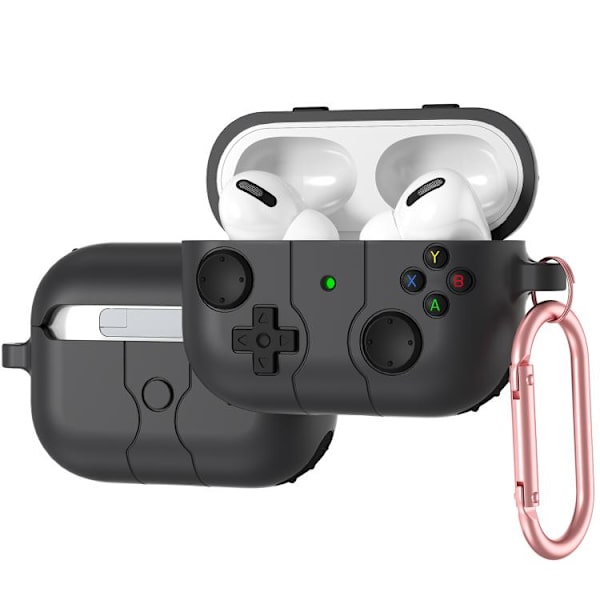 Silikonecover i spilcontroller-design til AirPods Pro – Grå