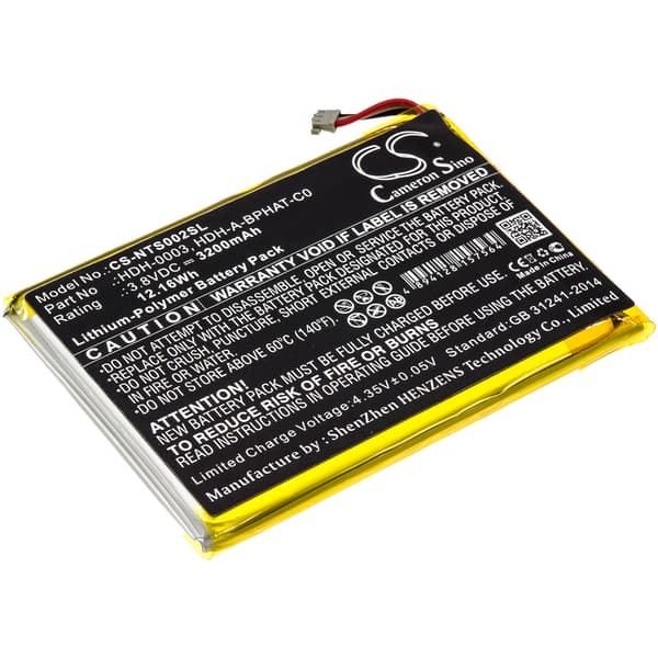 Batteri til Nintendo Switch Lite-spilkonsol, HDH-001, HDH-002 m