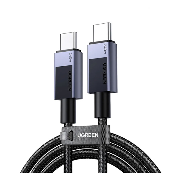 Ugreen USB-C–USB-C-kaapeli 240 W 5 A 2 m – Musta