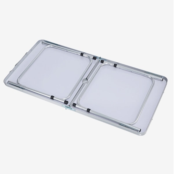 Fällbart picknickbord i aluminium med justerbar höjd