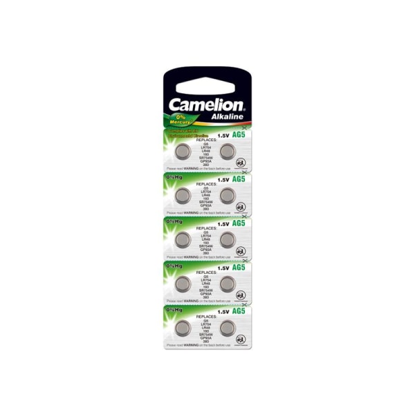 Camelion AG5 / 309 / 393 / LR48 nappiparisto 10-pack 10 kpl