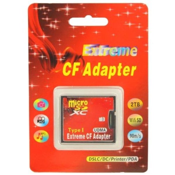 CF-kortadapter till microSD – använd microSD i Compact Flash-en