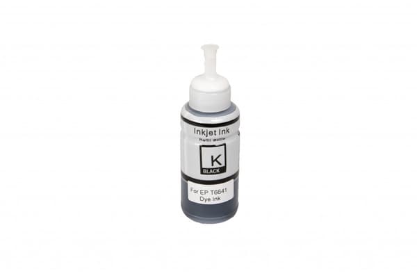 Refill blæk Epson T6641 C13T6731A/C13T66414A - Sort