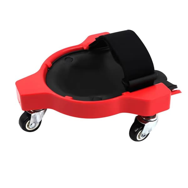 Rullende knæpude med justerbar rem og ergonomisk design