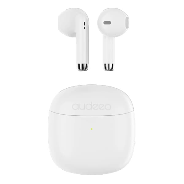 Audeeo Orbiter II Bluetooth 5.4 TWS in-ear-hörlurar – Vit
