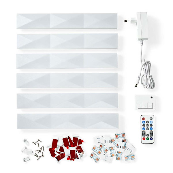 Nedis SmartLife LED-seinävalaisin - Wi-Fi, RGBIC/lämmin valkoin
